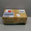 Ginkgo 100 Pcs Paper Gift Bags with Handles, Medium Size Brown Paper Bags 8x4.25x10.25 Inch, Kraft Bag Bulk for Party, Favor, Holiday, Goodie, Grocery and Shopping