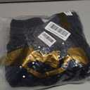 Bbonlinedress Velvet Sequin Cocktail Long Sleeve Dress for Women Velvet Vintage Wedding Guest Midi Dress (Large, Black)