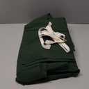 MooMee Bedding Duvet Cover Set 100% Washed Cotton Linen Like Textured Breathable Durable Soft Comfy (Solid Forest Green, Twin 68"x90")