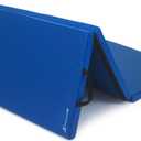 ProsourceFit Tri-Fold Folding Thick Exercise Mat 6x4 with Carrying Handles for Tumbling, Martial Arts, Gymnastics, Stretching, Core Workouts