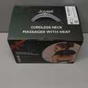 Joyset Neck Massager with Heat, Cordless Shiatsu Neck Massager for Pain Relief Deep Tissue, 6D Kneading Shiatsu Massager for Neck, Shoulder, Back, Gifts for Dad Mom Friend (Black)