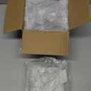 Ravinte 6 Pack Drawer Organizer - 6" X 6" Plastic Storage Bins, Acrylic Organizers with Non-Slip Pads Clear Desk Storage Tray for Makeup, Jewelries, Kitchen Utensils, Bathroom and Office