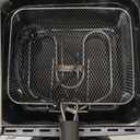 Chefman 4.5 Liter Deep Fryer w/Basket Strainer, XL Jumbo Size, Adjustable Temperature & Timer, Perfect for Fried Chicken, Shrimp, French Fries, Chips & More, Removable Oil-Container, Stainless Steel