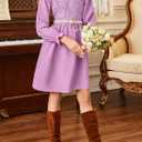 blibean Tween Girls Fall Dresses Semi Formal Flower Dress Size 6-15 Years