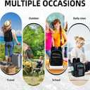 Large Mesh Backpack for School 27L with Reflective Strips, See Through Travel Backpack for Women Men Beach Outdoor