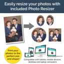 Wedding Boutonniere Bouquet Charm Pin Double Sided Round Photo Charm Mother of the Bride Gift for Groom with Photo Resizing Software