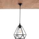 ACBungji 4 Pack Industrial Mini Pendant Light Kit, E26/E27 Base Lampholder Pendant Light Cord Adjustable Hanging Light Kit for Kitchen Bedroom Home Corridor Studio Office