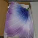 3Pcs Large Silk Butterfly Decorations,Big Butterfly Decoration with Standing Base,Mariposas Grandes Para Decoracion for Wedding Birthday Party Decor Ideal for Home and Event Decorations(Blue Purple)