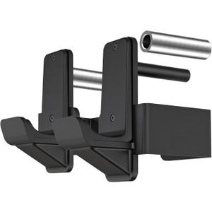 Kipika J-Hooks for 2'x2'and 3'x3' Power Rack - Bottom Reinforced Steel Hooks with Rubber Pad - Set of 2 (C: For 3"x3" Rack with 5/8" or 1" Hole)