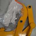 Pallet Puller Clamp 1T/2204LBS Pallet Jack Puller Steel Single Scissor Hook Puller, 5 Inch Jaw Opening Pallet Grabber Heavy Duty Forklift Material Handling Stump Puller Pulling Hoisting Wood-Yellow