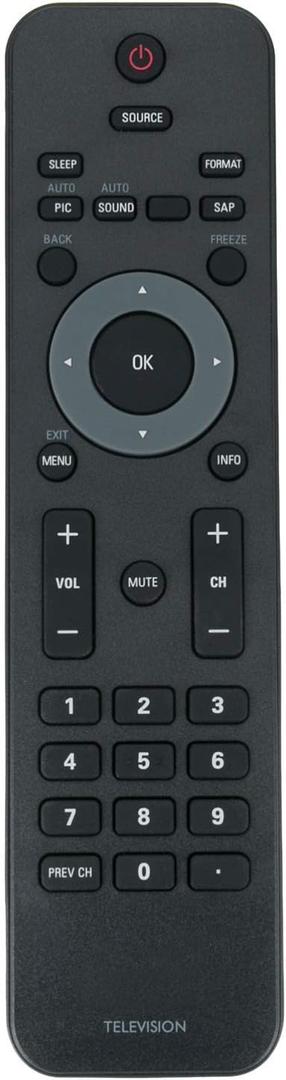 Universal Remote Control Compatible for All Philips LCD LED TV - Not Setup Required