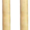 Weabetfu Large Size Bamboo Knitting Needle Straight Single Pointed Thick Knit Needles 13.8-inch Length Jumbo Knitting Needles for Huge Chunky Yarn Handmade DIY Knitting,US Size 19(15mm)