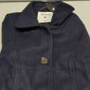 Allegra K Women's Winter Outerwear Overcoat Peter Pan Collar Mid-thigh A-line Single Breasted Pea Coat (Medium)