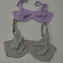 Fruit of the Loom Women's Unlined Underwire Bra - Cotton & Spandex Blend for Natural Shape and Flexibility 2 Piece, 34D