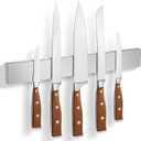 Knife Magnetic Strip, Magnetic Knife Holder for Wall Mount Fridge Refrigerator Knife Magnet Bar Knife Rack RV Kitchen Utensil Holder Metal Kitchen Tool Holder Knife Block RV Accessories 12 Inch (Gray)