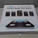 Runstar Smart Scale for Body Weight and Fat Percentage, High Accuracy Digital Bathroom Scale with Large Display for BMI Heart Rate 15 Body Composition Analyzer Sync with Fitness App 400lb