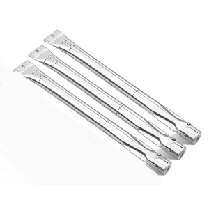 Derurizy 3 Pack 15" x 1" Stainless Steel Burner Replacement for Nexgrill 720-0737, 720-0744, 85-3225-6, 85-3225-6, Grill Master 720-0737, 720-0697, Charbroil 640-01303702-3 and Tera Gear 780-0390