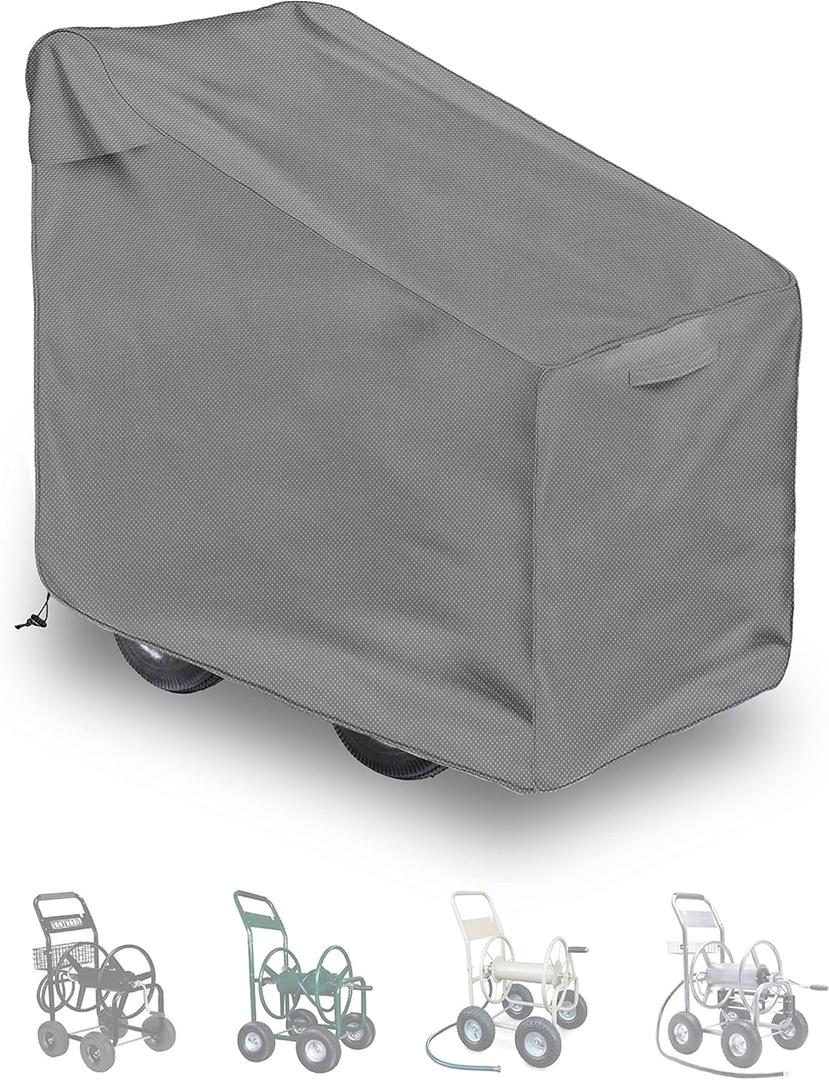 Garden Hose Reel Cart Cover,Protect Your Hose Reel and Prolong Its Life(39" x28" x 39")