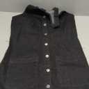 Yousify Womens Casual Sleeveless Denim Overalls Dresses Button Down Summer Jean Mini Dress 2025 Trendy Romper with Pockets, Size L