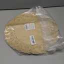 MCEAST 100 Pack Round Brown Kraft Paper Doilies 13.5 Inches Lace Paper Place Mats Rustic Scallop Doily Disposable Table Pads for Food Cakes Crafts Party Weddings Tableware Decor