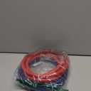 2 PACK 6FT Rubber Washing Machine Hoses Burst Proof Washer Water Hoses for Hot and Cold Water 3/4" Connection Water Supply Lines for ALL WASHERS by Fetechmate 