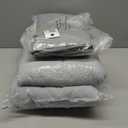 WRENSONGE Twin Comforter Set- 5 Pieces Light Grey Bed in a Bag, All Season Twin XL Bedding Sets with 1 Fitted Sheet, 1 Flat Sheet, 1 Pillow Sham and 1 Pillowcase