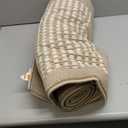 Ileading Hallway Runner Rug 2'x10' Heavy-Duty Durable Entryway Floor Mat with Non Slip Rubber Backing for Busy Traffic Extended Indoor Doormat Machine Washable Beige Kitchen Throw Rug for Corridor