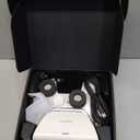 ManbaOne Interactive Screen Wireless Gaming Controller for PC/Switch/Switch 2/iOS/Android,Hall Effect Stick & Trigger,RGB Lighting,Remappable Buttons,1800mAh with Charging Dock (White)