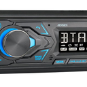 Jensen MPR210 Single DIN Bluetooth Car Stereo, Hands-Free, AM/FM, USB
Bluetooth hands-free calling and streaming, push-to-talk assistant, USB playback and charging