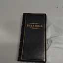 SAGEFINDS Holy Bible Book Wallet | Multi Card and Cash Holder | Magnetic Clasp Closure and Zip Around | Vinyl | 4 x 7.5