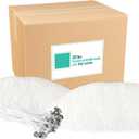 Wfmolcand 10 lb Natural Pearl Wax Sand DIY Set with 100 Wicks, Reusable, Continuous Burning, Unscented Candle Powder, Designed for Handmade Candles, Wedding Celebrations and Party Decorations