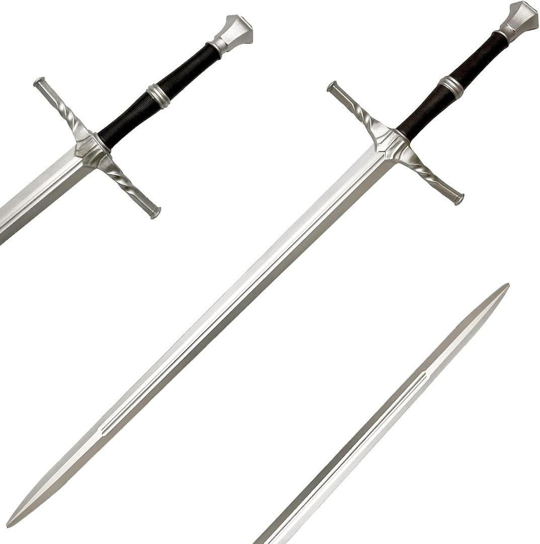 41 Inch Medieval Foam Hunting Long Sword for Cosplay LARP Costume Halloween