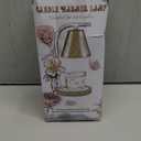 Black and Gold Candle Warmer, Candle Warmer Lamp with TimerElectric Candle Lamp Warmer for Scented Wax with 2 BulbsHouse Warming Gifts New Home&Gifts for Women, Candle Lamp for Jar Candles