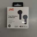 JVC Lightweight True Wireless Earbuds with 12mm Driver Unit, Bluetooth 5.1, Single use, IPX4, Long Battery Life (up to 30 Hours) - HAA4TB (Black) (Small)