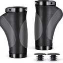 Prunus Bike Grips Rubber Ergonomic Antislip Handlebar Grips for MTB Bicycle Mountain
