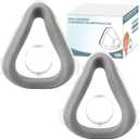 Replacement Cushions for AirTouch F20, Memory Foam Cushion for AirFit F20 & AirTouch F20 Frame, Optimized Comfort & Secure Seal, F20 Mask Medium for Full Face CPAP Users, 2-Pack