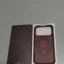 UGENINO Compatible with iPhone 17 Pro Case with Invisible Magnetic 360°Spin Stand,Military-Grade Shockproof Protection [Compatible with Mag-Safe] Non-Slip Edge Translucent Case (6.3",Wine Red)