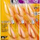 Sylvania Double Life Incandescent Light Bulb, B10, 15W, Candelabra Base, 65 Lumens, 3000K, Clear, Soft White - 6 Pack (15318)