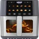 LIVWELL Smart Touch 8-Quart Air Fryer w/LED Touch Screen, SS & Glass Window