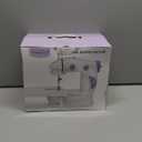 Magicfly Mini Sewing Machine with Extension Table, Dual Speed Portable Sewing Machine for Beginners with Light, Sewing Kit for Household Use, White