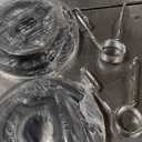 Fitvids 1 Inch Standard Barbell Weight Plates, 2×2.5LB, 2×5 LB, 2×10LB Plates for Home Gym Strength Training, 2 Clips Included