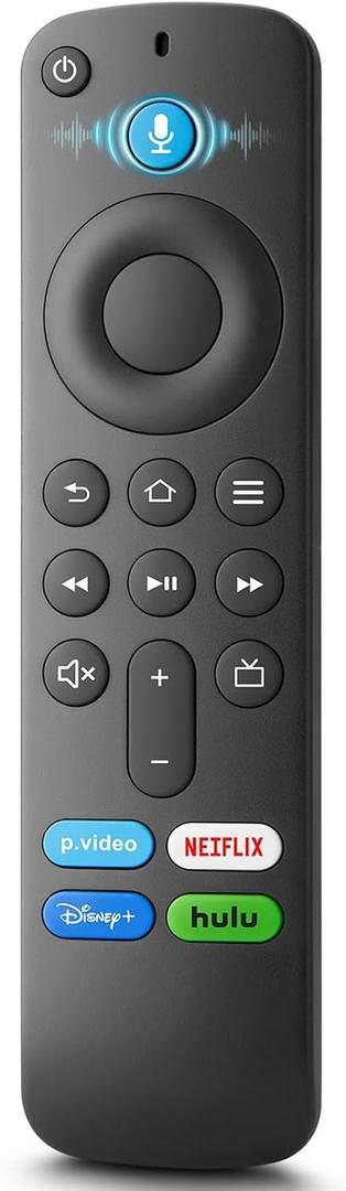 Replacement Voice Remote Control for Fire Stick/Amazon Fire Smart TVs(1st / 2nd / 3rd Gen)