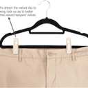 Velvet Hangers Clips, 20 Pack Ivory Pants Hanger Velvet Clips, Strong Hanger Clips Perfect for Thin Felt Hangers