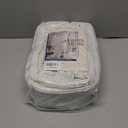 100 Inch Wide Pinch Pleated Linen Curtains 90 Inches Long for Living Room Sliding Glass Door Memory Shape Trained Pleated Drapes Natural Cream Beige Light Filtering Curtains 100W x 90L