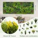 Artificial Plant Wall Boxwood Roll: 48"x120" UV Resistant Green Leaves Faux for Interior Backdrop,Garden and Indoor Outdoor Wall&Fence Covering Privacy, Party Wall Fence Decor