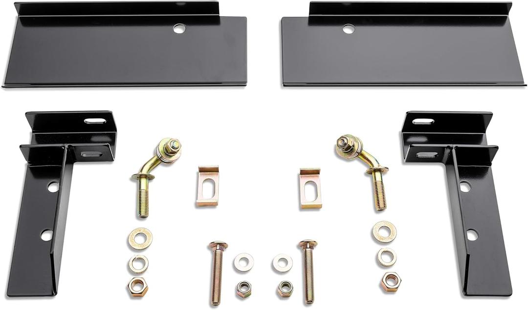 RealTruck BACKRACK Hardware Kit for use w/Standard Bed, Black, No Drill | 30221 | Fits 2017-2022 Ford F-250/F-350