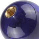 EZAUTO WRAP Marble Purple Auto Car Shift Knob Round Ball Weighted Manual Gear Stick Shifter Adapter JDM Universal