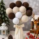 6 Pack 15" Large Artificial Christmas Tree Picks Neutral Xmas Branches Hanging Decoration for Christmas Tree Home Vase Holiday Season Decor