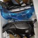 for Toyota Tacoma 2012 2013 2014 2015 Headlight Assembly 2012-2015 Tacoma Halogen Headlamp Chrome Housing Amber Reflector Driver Side and Passenger Side(Bulb Not Included)W/O Bulbs