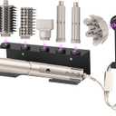 Hair Dryer Holder for Shark Flex Style, Wall Mount Holder Compatible with Shark FlexStyle, Curling Wand Organizer, Rack with Cord Hanger for Accessories Curlers Brushes Diffuser and Attachments